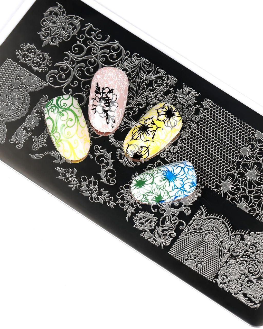 E.MiLac Stamping Plate #04 Lace