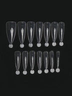 E.Mi Plastic nail forms, almond