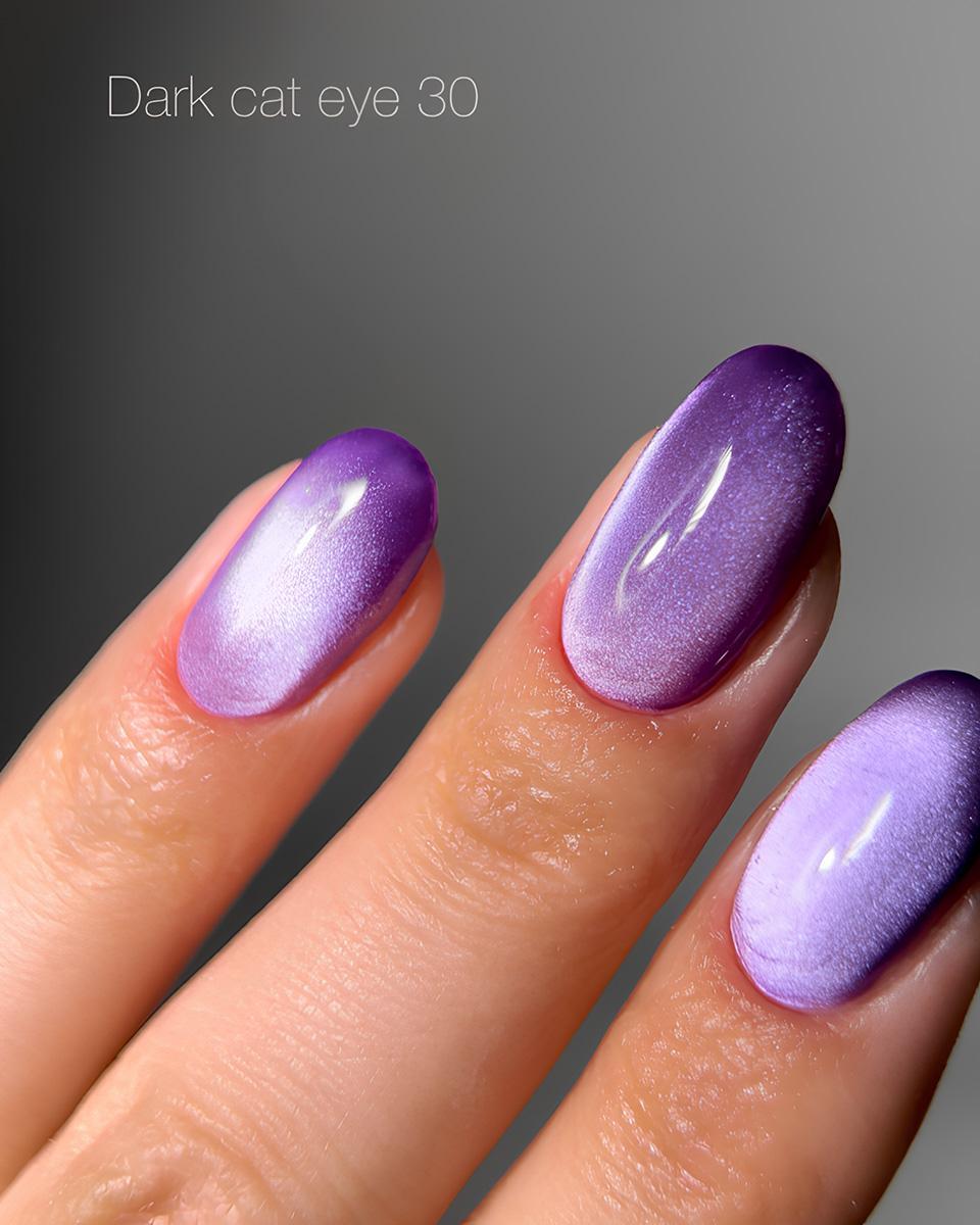 DARK Gel Polish Cat Eye 30, 10 ml