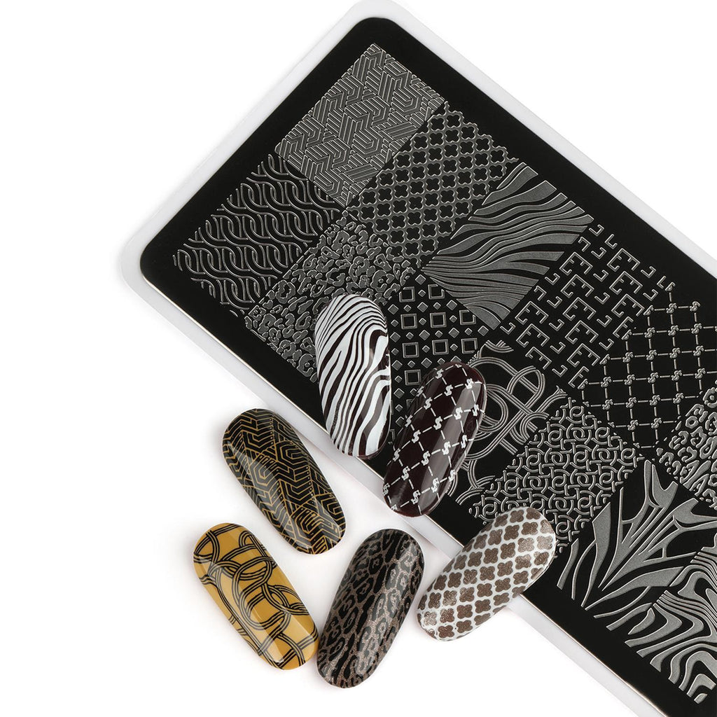 E.MiLac Stamping Plate #13 Textures