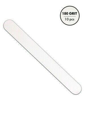 NF - 180 Grit Manicure File Refill, Straight White, 10pcs