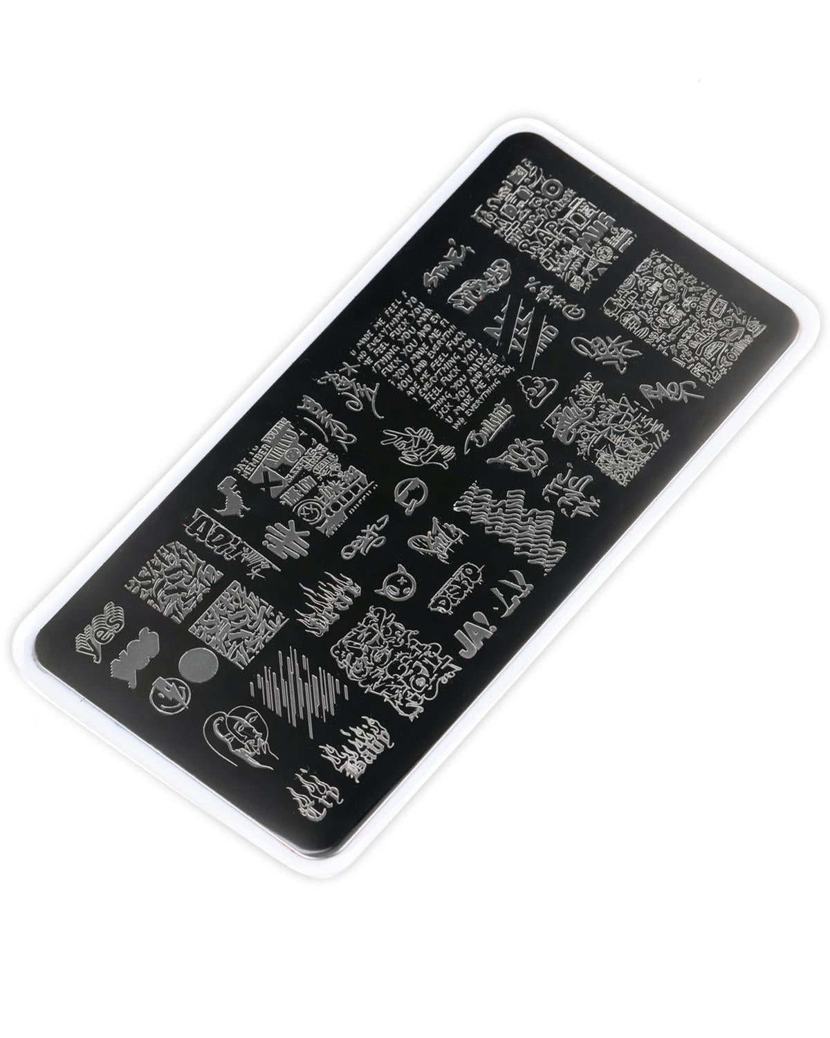 E.MiLac Stamping Plate #02 Graffity
