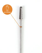 Rotary File - For Lefties, Cone Shaped, Carbide, 4mm, Medium Abrasiveness