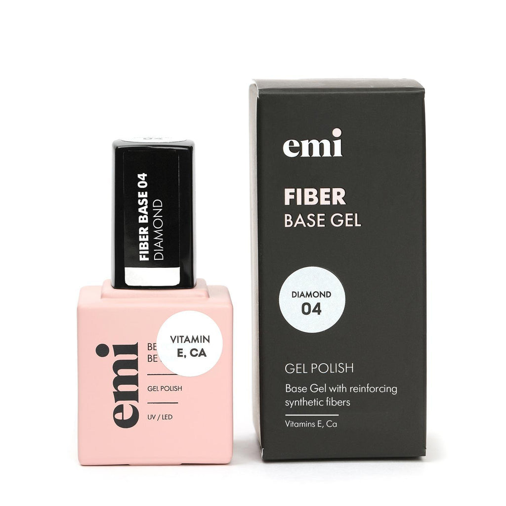 E.MiLac Fiber Base Gel #04 Diamond, 15ml