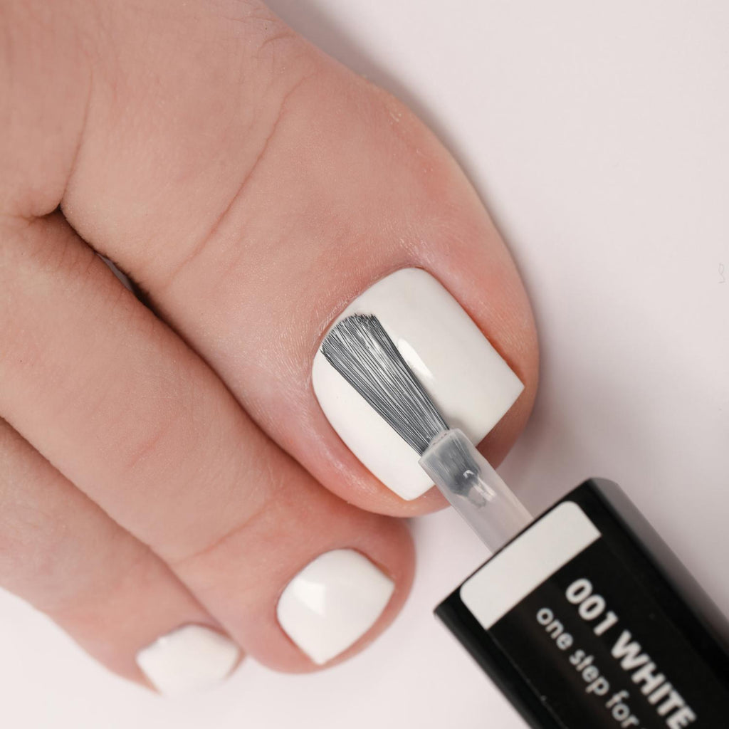 E.MiLac Pedicure #001 White , 9ml