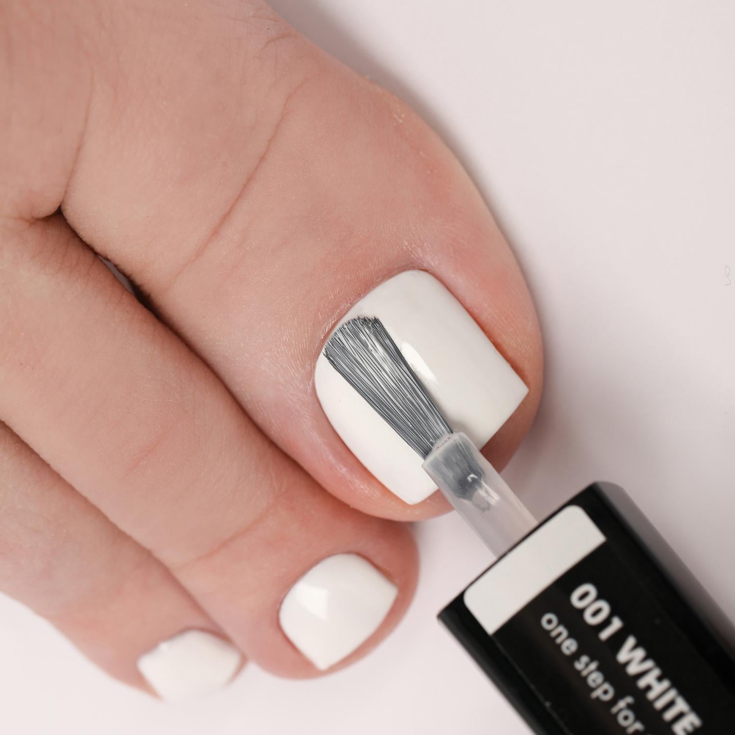 E.MiLac Pedicure #001 White , 9ml