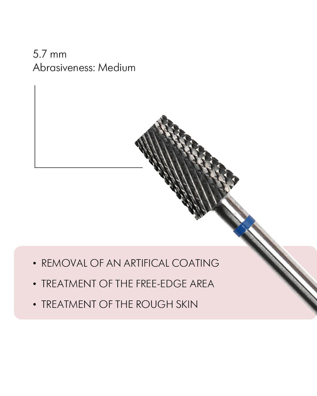 Rotary File - Frustum Carbide,5.7mm Medium