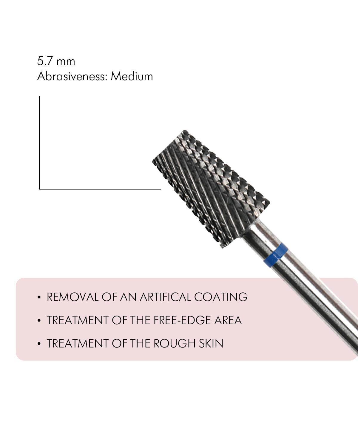 Rotary File - Frustum Carbide,5.7mm Medium