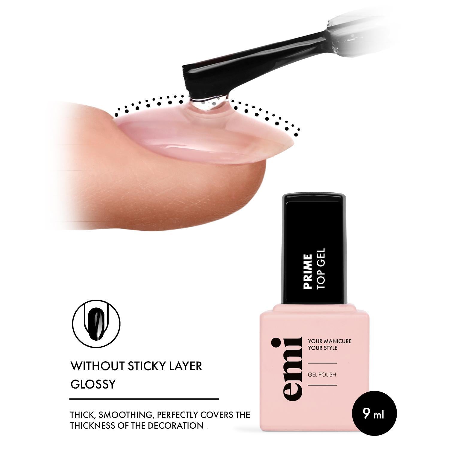 E.MiLac Top Gel Prime, 9ml