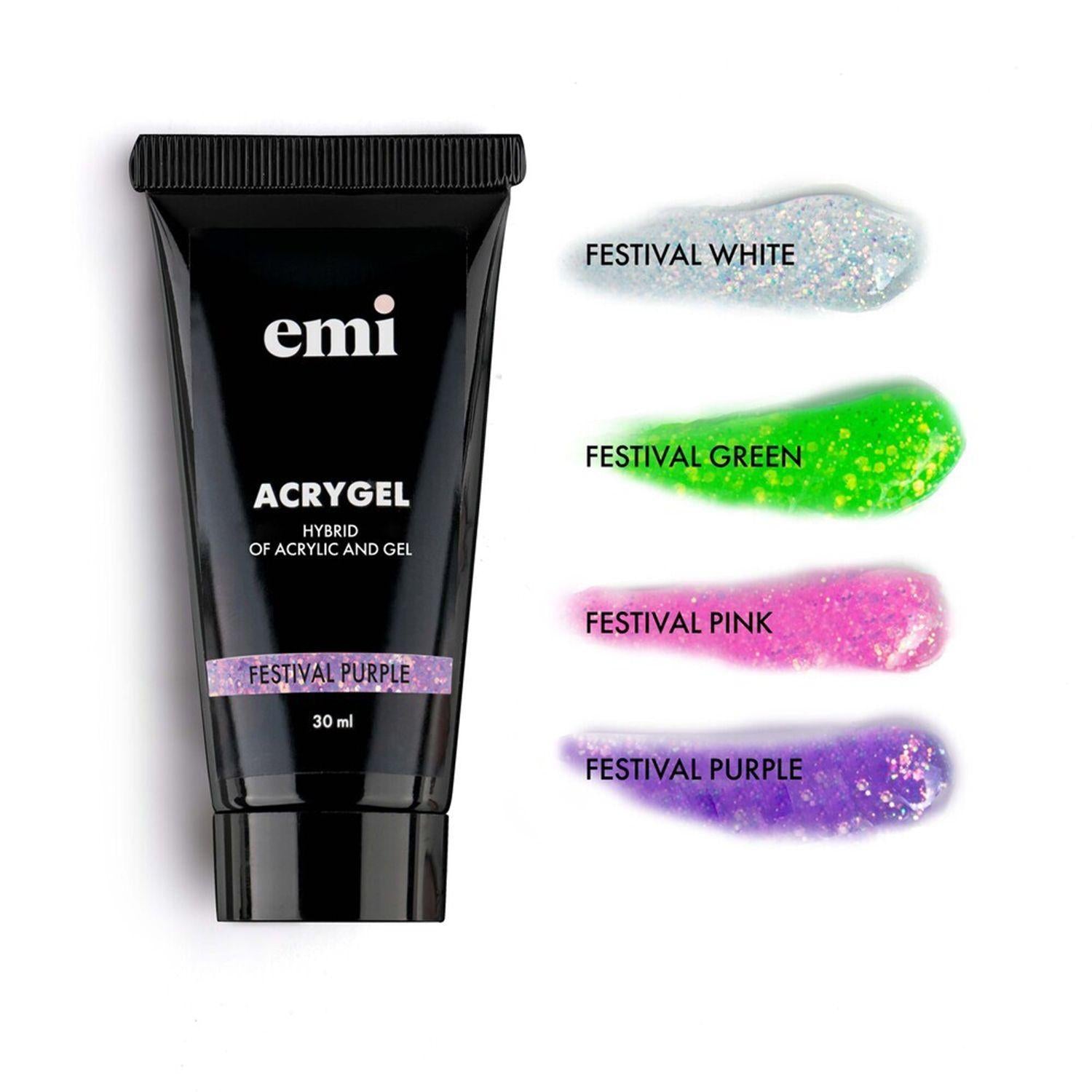 E.MiLac Acrygel Festival Purple - 30ml