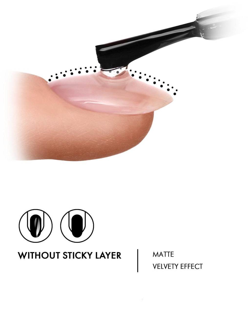 E.MiLac Top Gel Velvet, 9ml