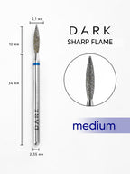 DARK Acute Flame 2.1x10 mm (Blue)
