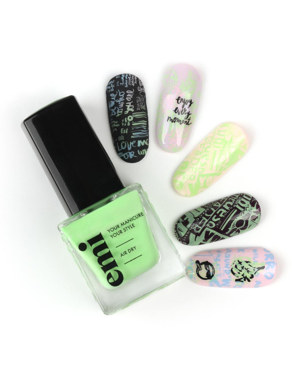 E.MiLac Stamping Polish #09 Light Green
