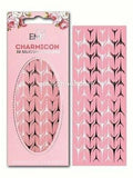 Charmicon 3D Silicone Stickers #036 Lunula Black & White