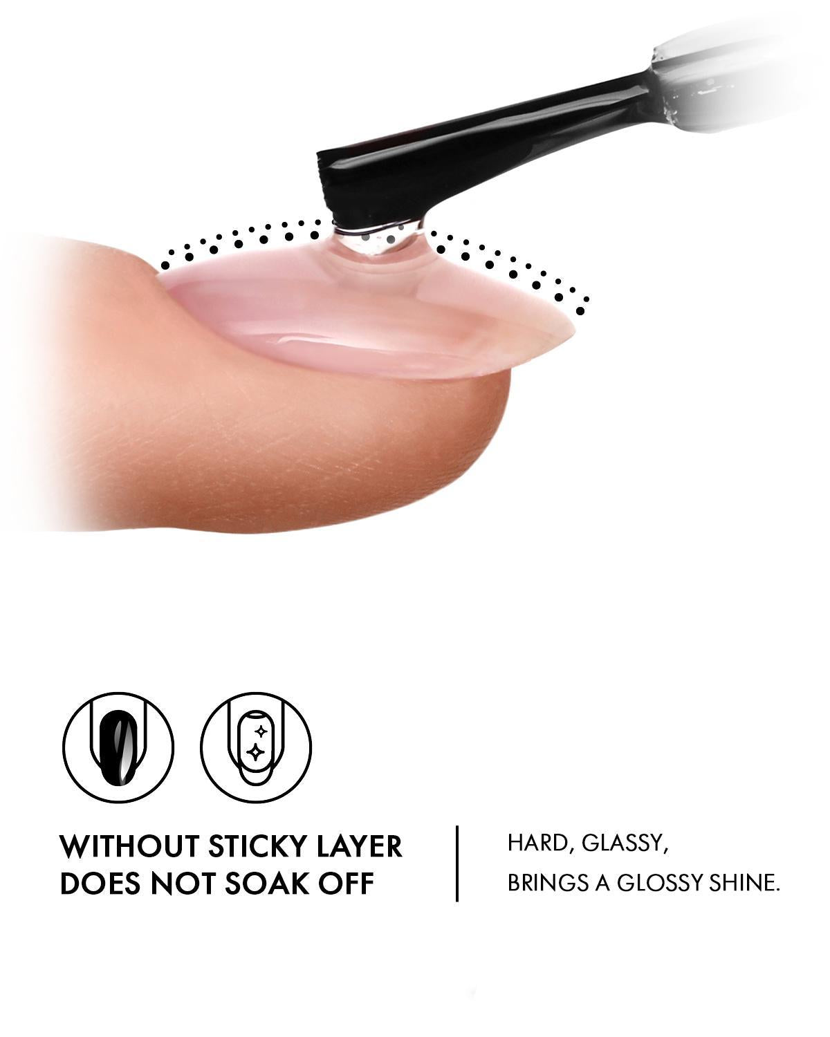 E.MiLac Top Gel Ultra Shine, 15ml