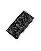 E.MiLac Stamping Plate #09 Flowers & Patterns