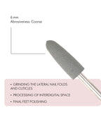 Rotary File - Cone Shaped Silicone, 6mm, Coarse
