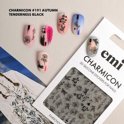 Charmicon 3D Silicone Stickers #191 Autumn Tenderness Black