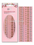 Charmicon 3D Silicone Stickers Rock Mix Gold & Silver