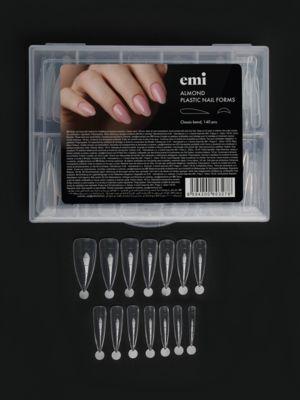 E.Mi Plastic nail forms, almond