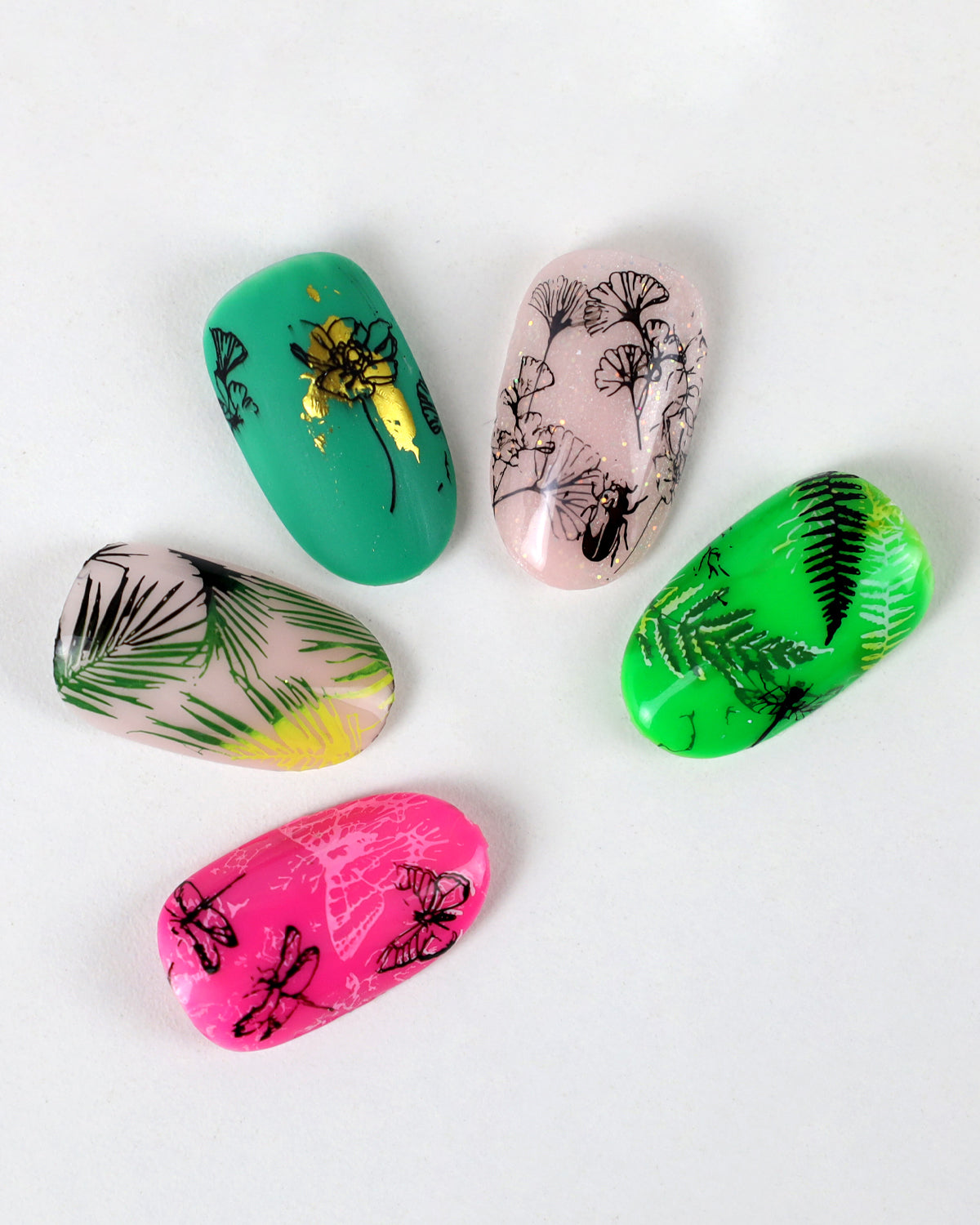 E.MiLac Stamping Plate #10 Botany