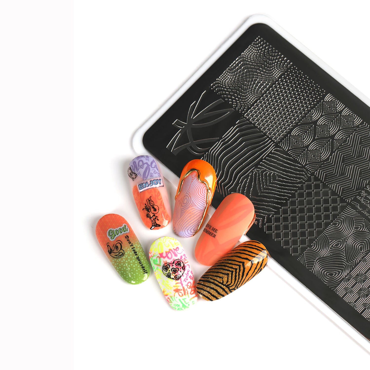 E.MiLac Stamping Plate #16 Inspiration