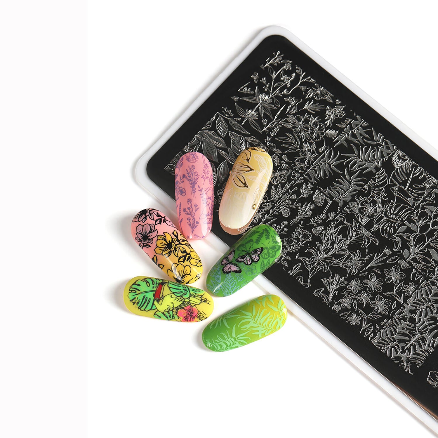 E.MiLac Stamping Plate #15 Magic of Nature