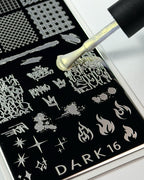 DARK Plate for stamping 16