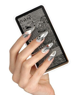 E.MiLac Stamping Plate #06 Prints