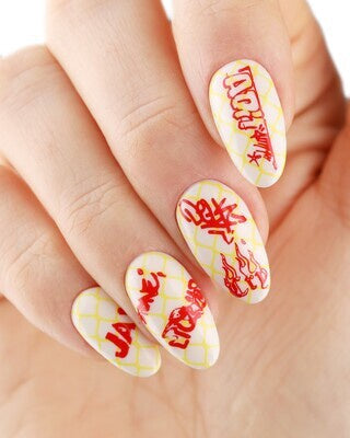 E.MiLac Stamping Polish #06 Red, 9ml