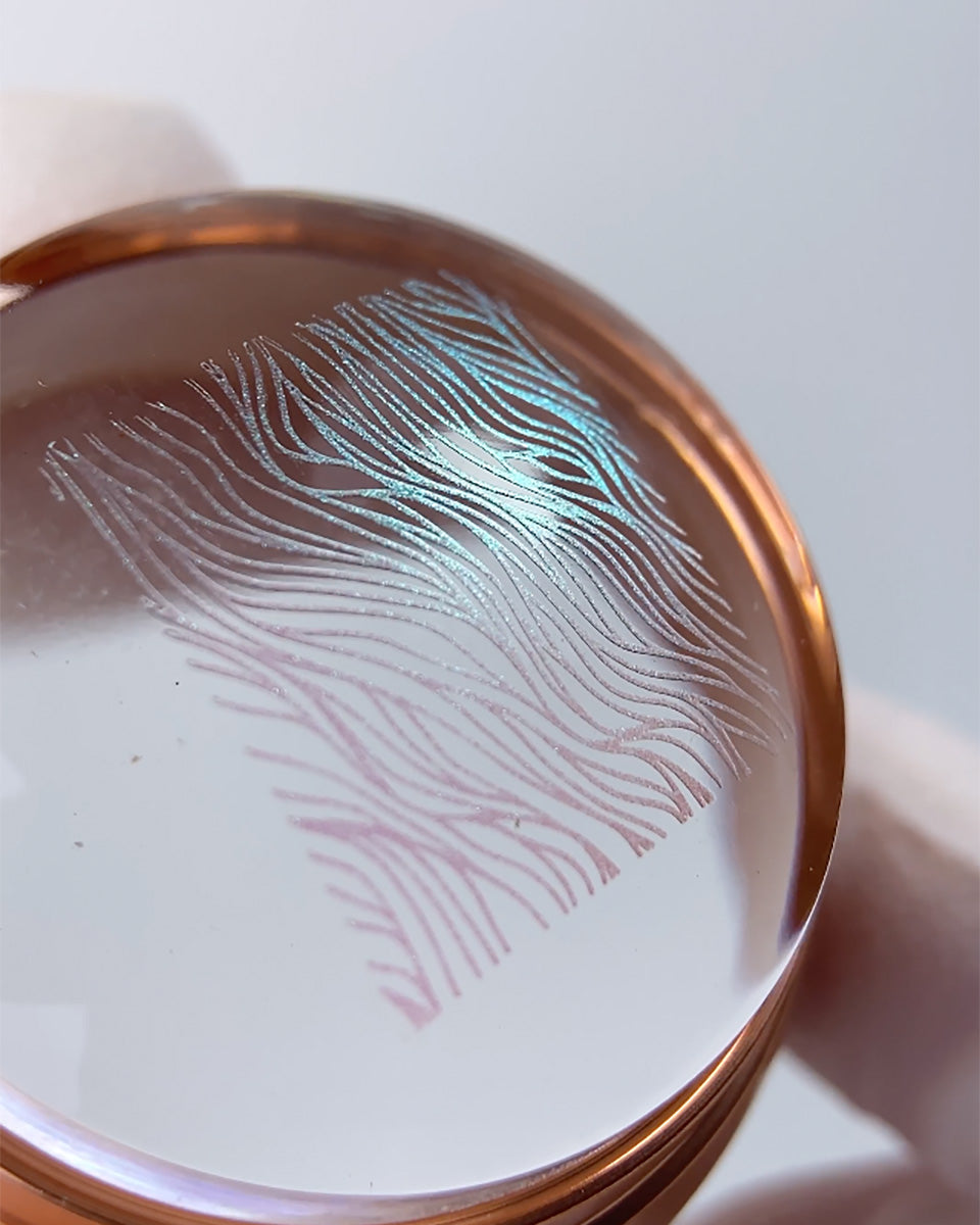 Dark Stamp for stamping mini (rose gold)