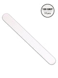 NF - 100 Grit Manicure File Refill, Straight White, 10pcs