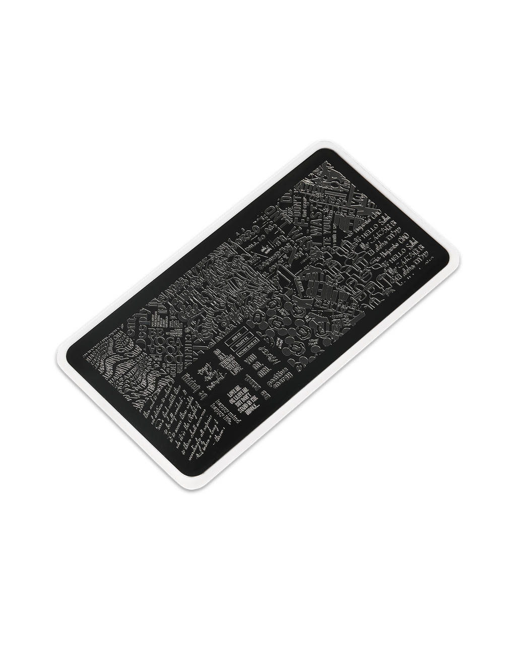 E.MiLac Stamping Plate #07 Text