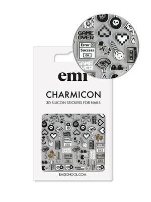 Charmicon 3D Silicone Stickers #188 Game Over