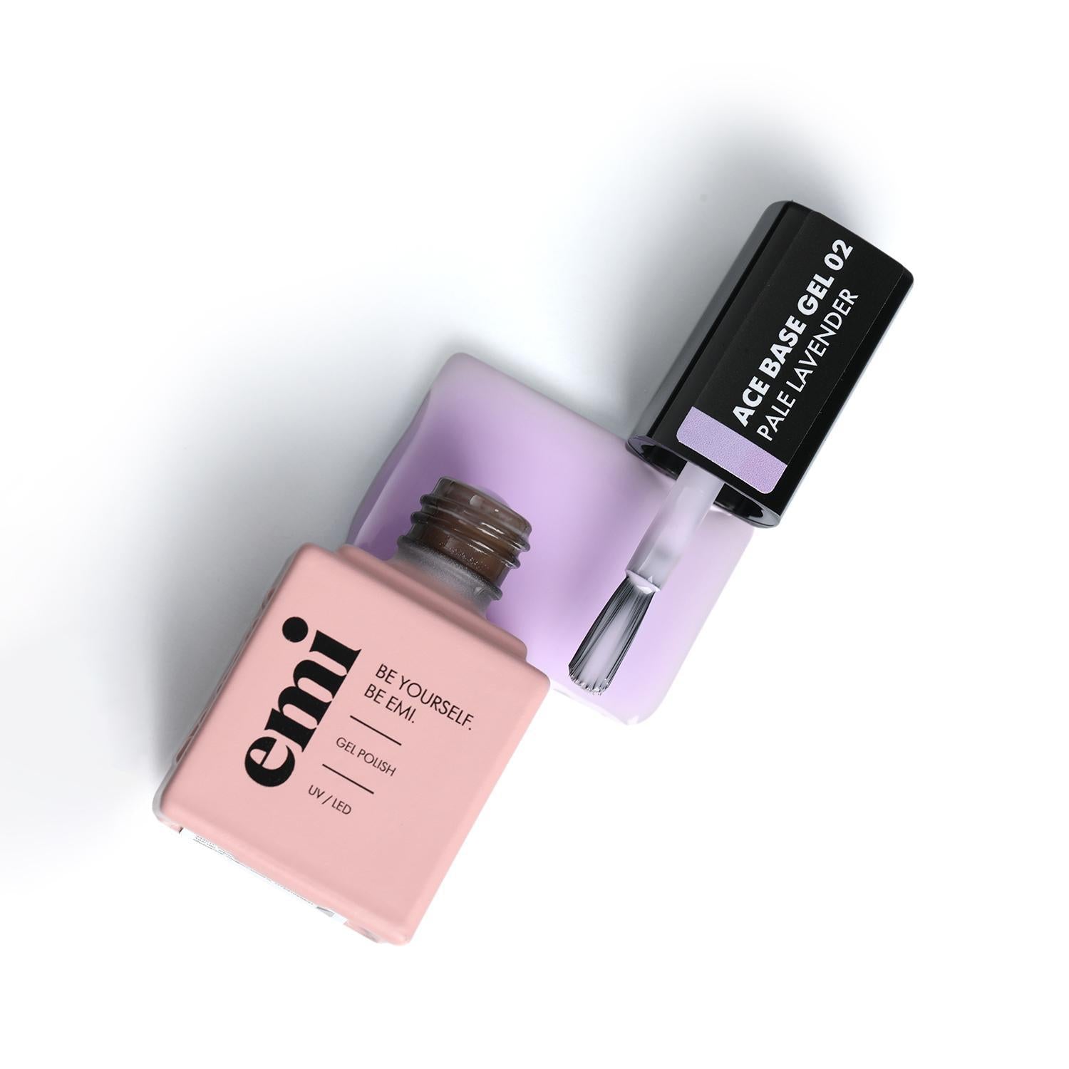 E.MiLac Ace Base Gel #02 Pale Lavender