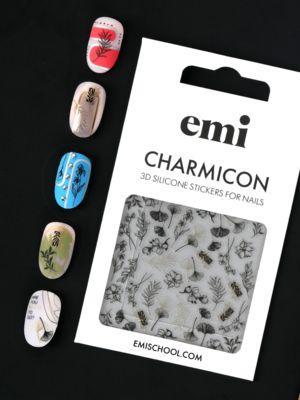 Charmicon 3D Silicone Stickers #212 Floristics