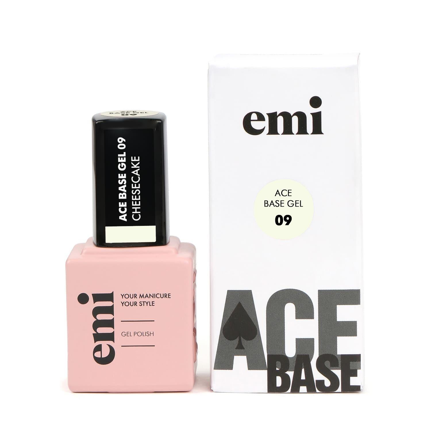 E.MiLac Ace Base Gel #09 Cheesecake, 9 ml