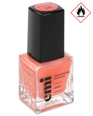 E.MiLac Stamping Polish #08 Peach