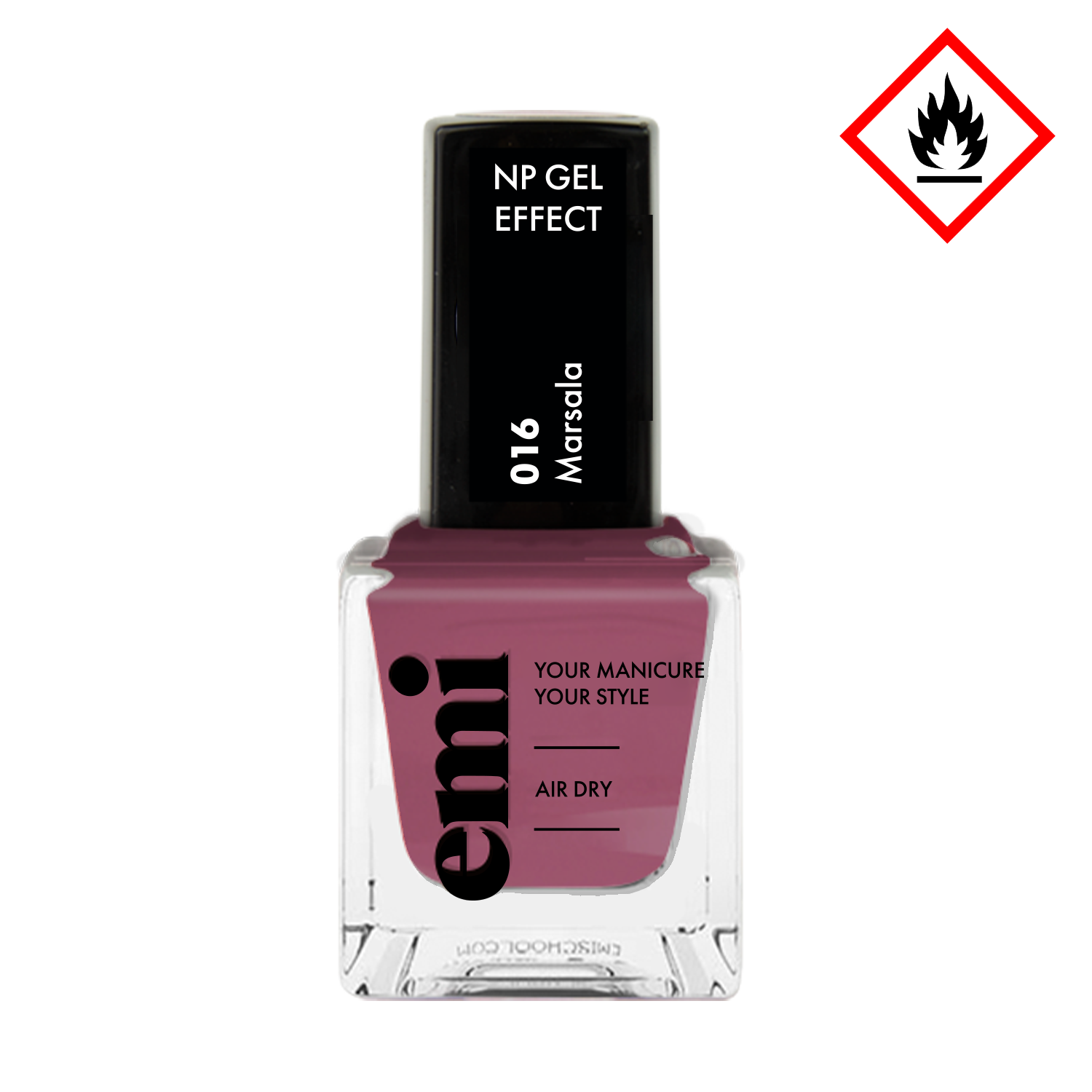 E.MiLac Ultra Strong #016 Marsala, 9ml