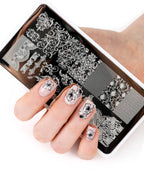 E.MiLac Stamping Plate #04 Lace