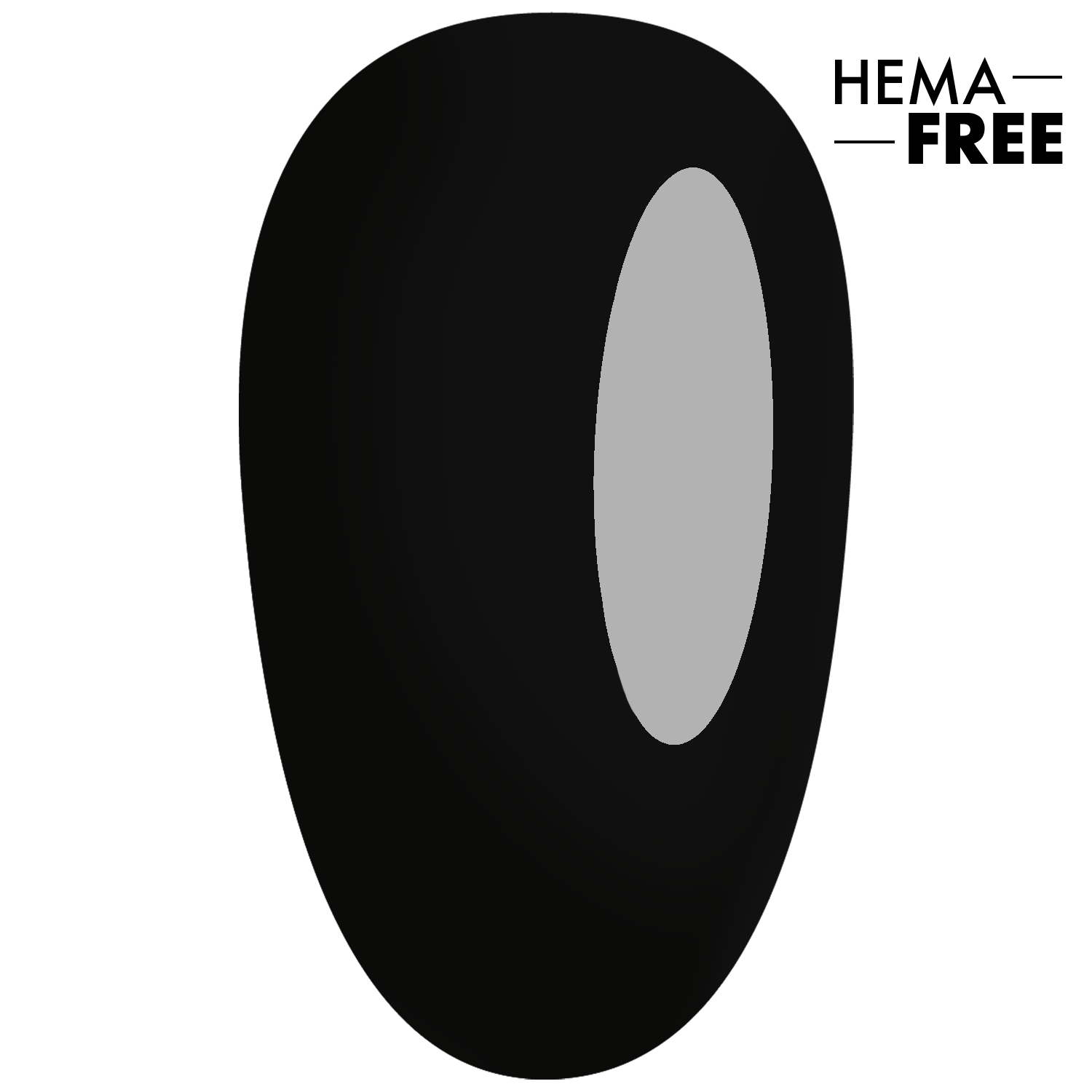 E.MiLac #030 Black Gloss, 15ml