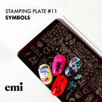 E.MiLac Stamping Plate #11 Symbols