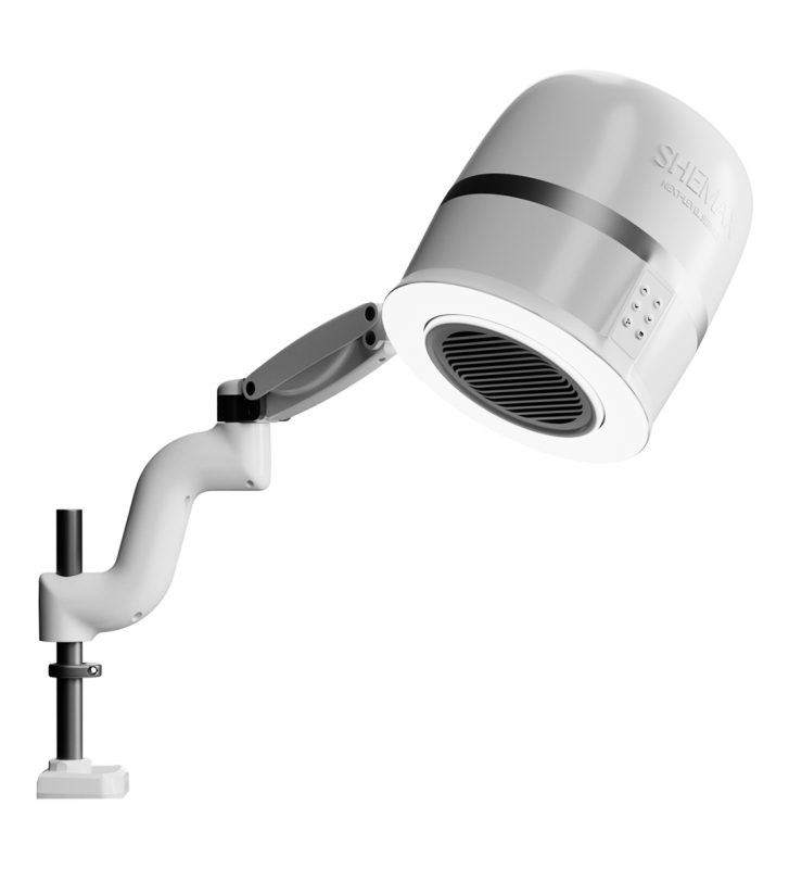 Dust Collector For Pedicure - Extended Front View