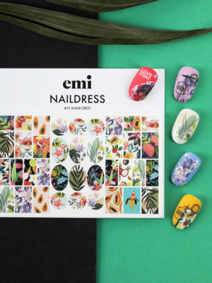 Naildress Slider Design #091 Rainforest