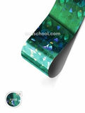 Foil Holographic Turquoise Сircles, 1.5 m