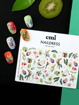 Naildress Slider Design #089 Fruit Print