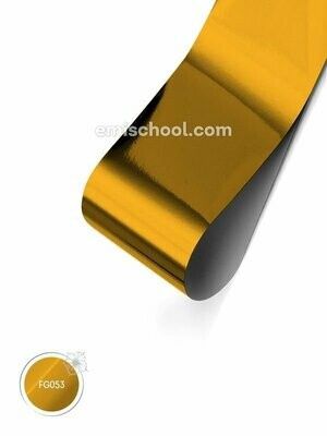Foil Glossy Yellow Copper, 1.5 m