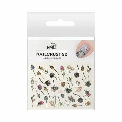 Nailcrust 5D #021 Autumn Bouquet