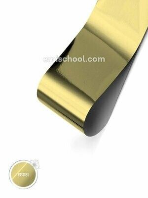 Foil Glossy White Gold, 1.5 m