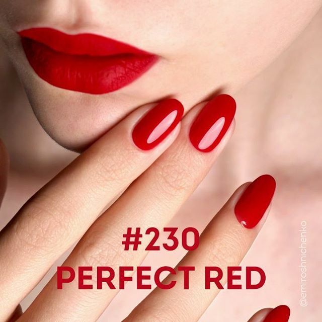 E.MiLac #230 Perfect Red, 9 ml